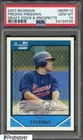 2007 Bowman DP & Prospects #BDPP12 Freddie Freeman Braves RC Rookie PSA 10