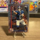 2025 Topps Chrome Football Jaxson Dart Base RC #306 GIANTS