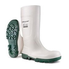DUNLOP WORK-IT SAFETY PVC WELLINGTON WHITE