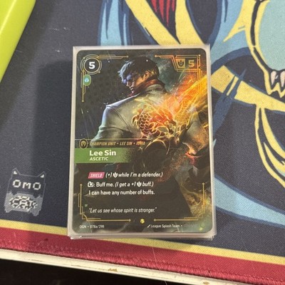 Lee Sin Ascetic Alt Art 078a/298 Origins OGN Showcase Foil NM