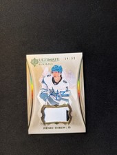 2023-24 UPPER DECK ULTIMATE COLLECTION HENRY THRUN ROOKIES PATCH AUTO /99