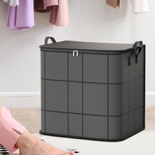 Large Waterproof Storage Box with Zipper for Bedding Clothes 3 Size Options