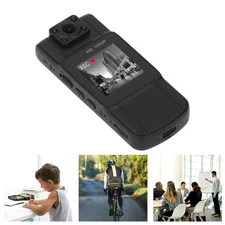 Body Worn Camera 2K HD TFT Color Screen 180 Degree Rotating Lens  Video