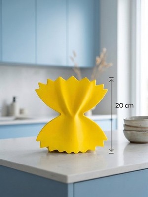 Schmetterlingsvase Nudel inspiriert | Designvase | Moderne Dekoration | 20 cm