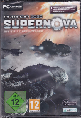 Armada 2526 Supernova PC Erweiterung Add-on Strategie Weltraumspiel Sealed #T507