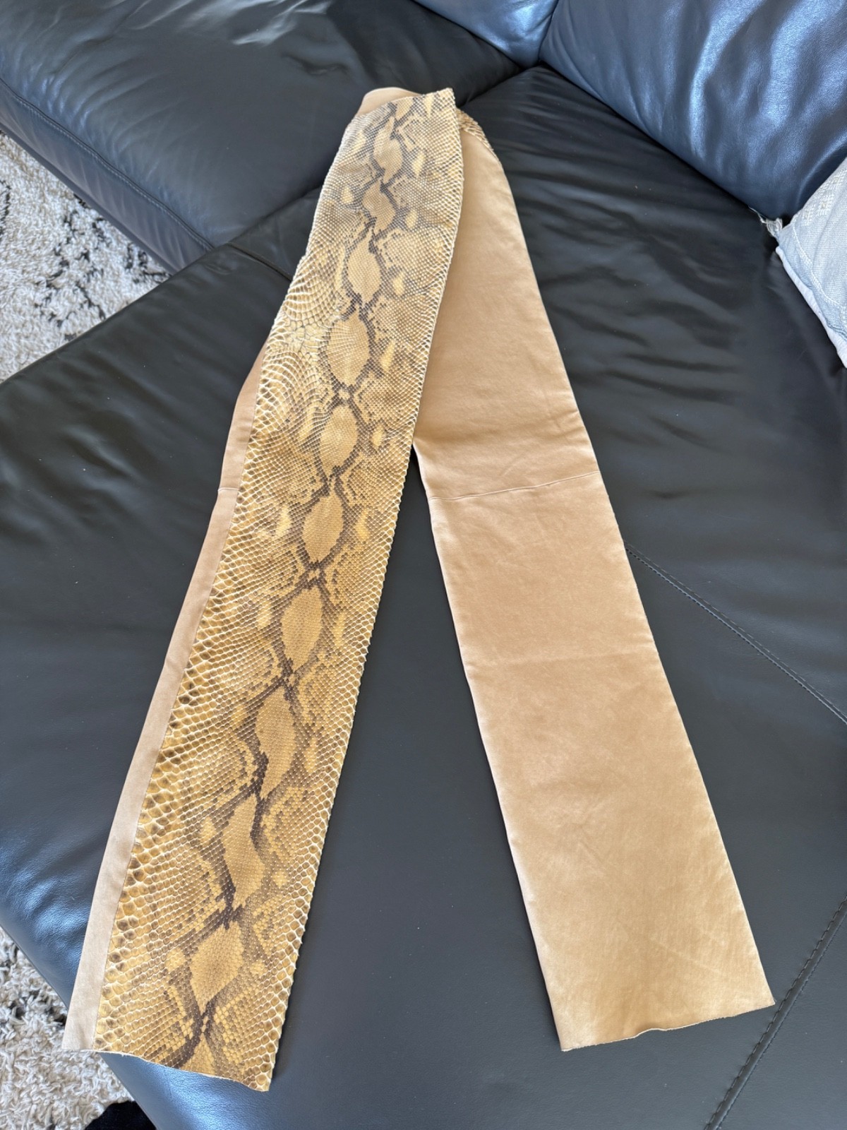 vintage Jitrois python skin trousers - image 2