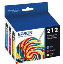 Epson T212520-S 212 Multi-pack Standard Capacity - Yellow/Cyan/Magenta Ink