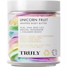 1-Bottle Truly Unicorn Fruit Whipped Body Butter Acai Chia Seed 1.3 Oz