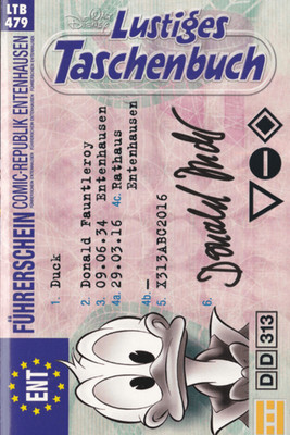 LTB 479 Führerschein Lustiges Taschenbuch | Disney Comic