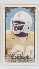 2001 Pacific Private Stock Small Card Numbers Travis Henry #106 Rookie RC 0b5. rookie card picture