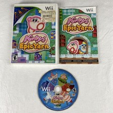 Kirby's Epic Yarn Nintendo Wii Complete CIB