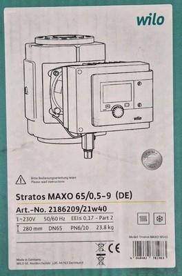 Wilo Maxo 65 /0,5-9 2186209 / 21w40 1~230V 280mm Umwälzpumpe #712
