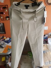 RACHEL ZOE SKINNY LEG TAN PANTS 2 W/BELT