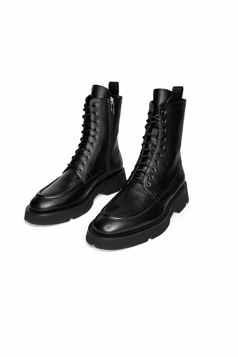 La‎ Canadienne Leather Waterproof Winter Ankle Boots Men\'s Size 9 Us Black La Canadienne Leather Waterproof Winter Ankle Boots Men main image 3