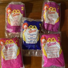 McDonald's Barbie Happy Meal Toy Set - Rapunzel  Sleeping Beauty