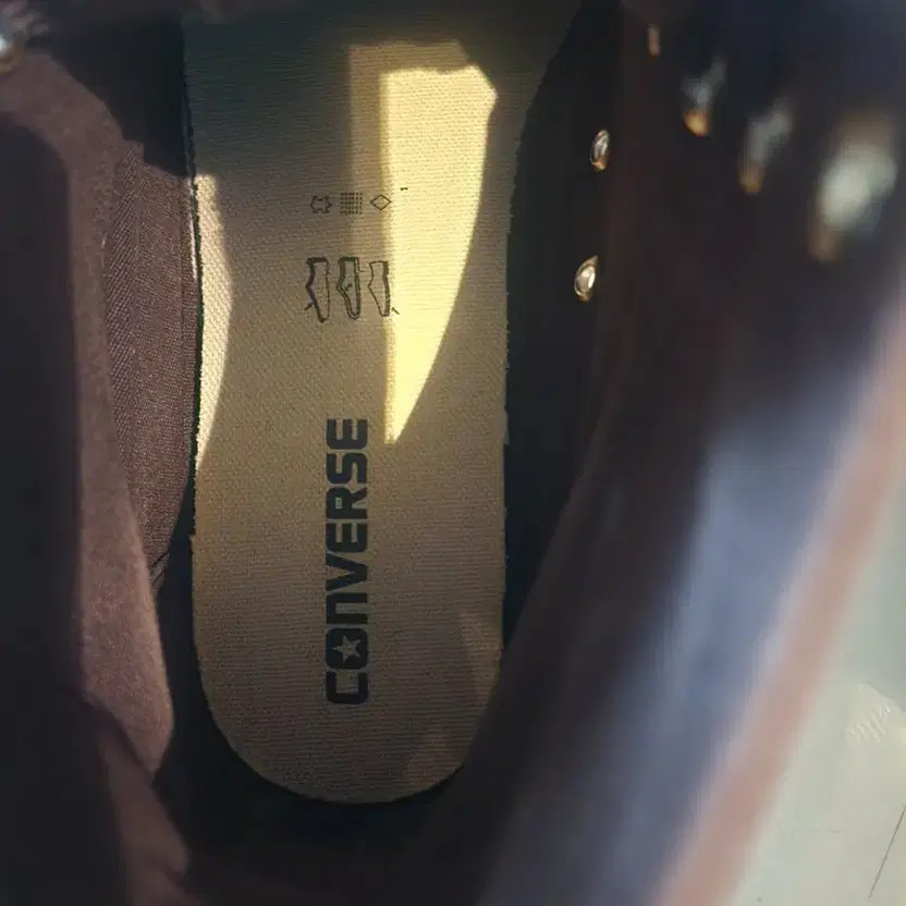 Converse High Brown Leather Sneakers 275 thumbnail 6