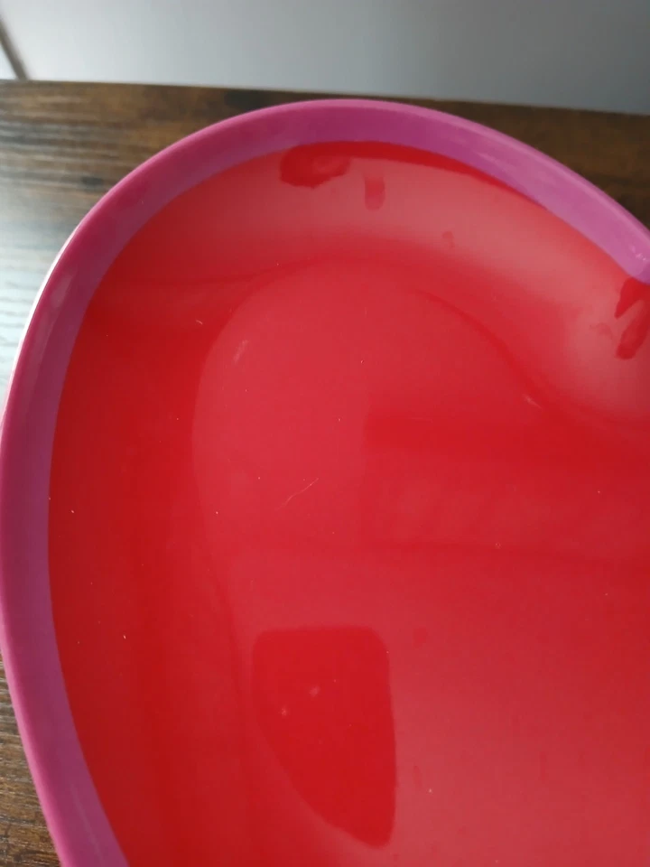 Target Room Essentials ~ Melamine 7¼inches  Red Heart Shaped Plate. Set Of 16.  - Image 3 of 4