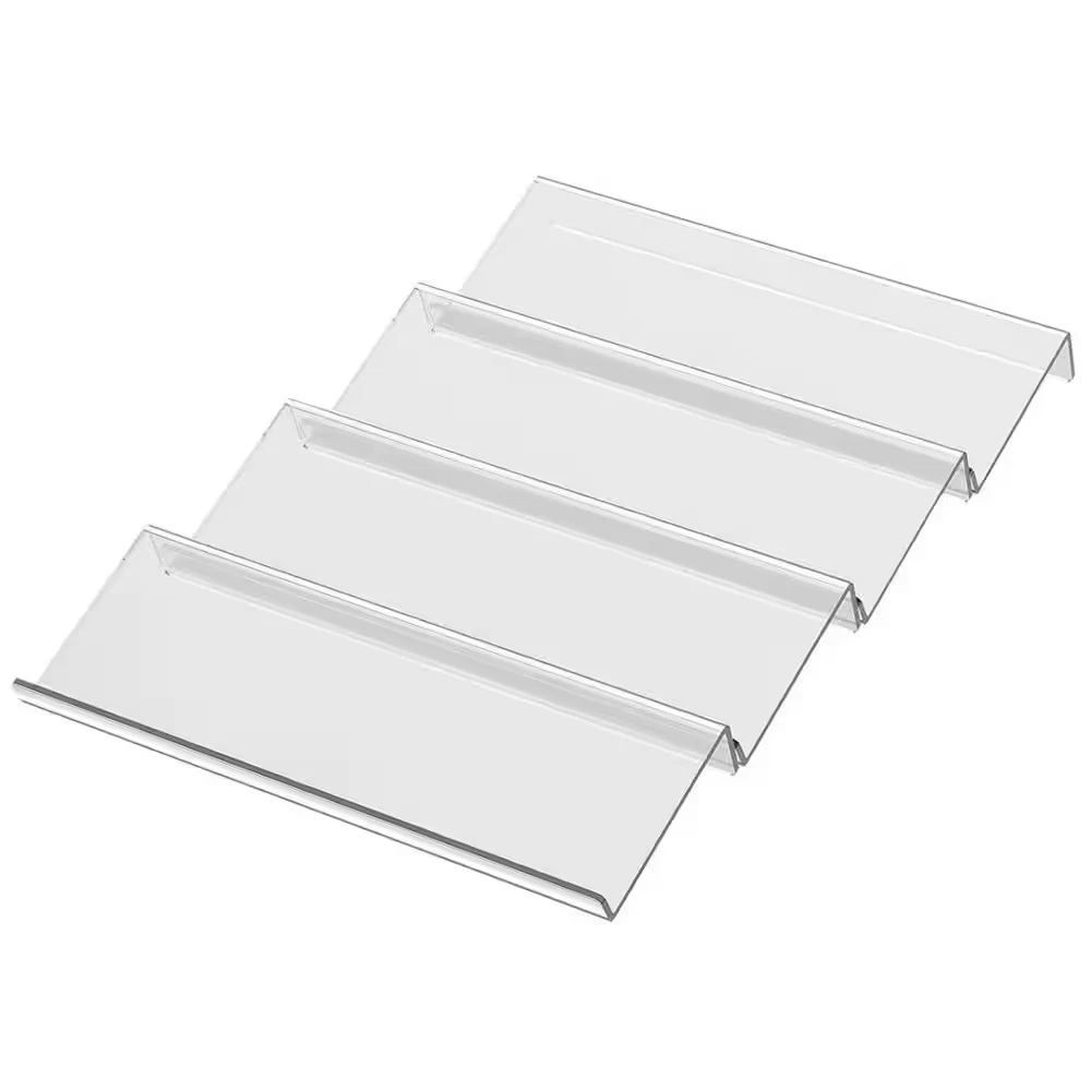 4 Tier Acrylic Spice Drawer Organizer Rack Clear Expandable Tray for Kitchen Sea