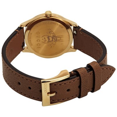 【 GUCCI 】 G-Timeless Champagne Dial Ladies Watch Gucci YA126579A Women's G-Timeless Black Dial Quartz Watch
