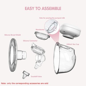 (24mm Bouclier mammaire)Accessoire de remplacement de la pompe mammaire électrique DY9