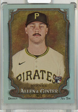 2024 Topps Allen and Ginter Paul Skenes Silver Portrait #282 Pittsburgh Pirates