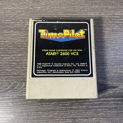Time Pilot Atari 2600 VCS Video Game Cartridge Coleco Made USA Tested *Read*