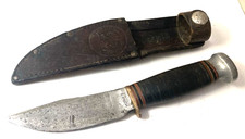 1940’s Marbles U.S.A. "Boy Scouts" Hunting Knife Original As Found And Used!