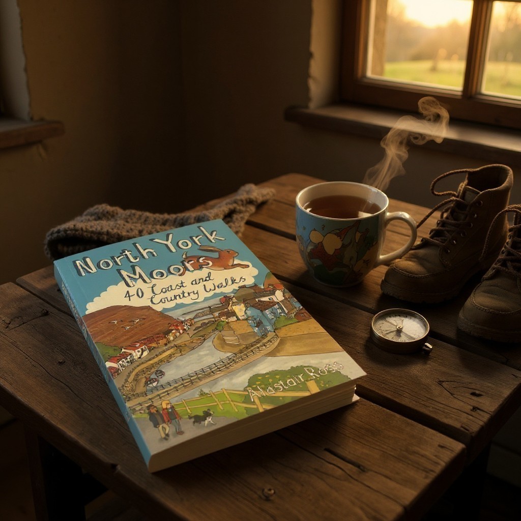 North York Moors: 40 Coast & Country Walks Handy Guide Book | Gift Idea
