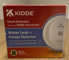 Kidde 60WLDR-W WiFi Water Leak Detector & Freeze Alarm for Homes with App Alerts