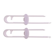 Dreambaby L915A White Plastic Cabinet Slide Locks 11.6 L x 3.8 W in.