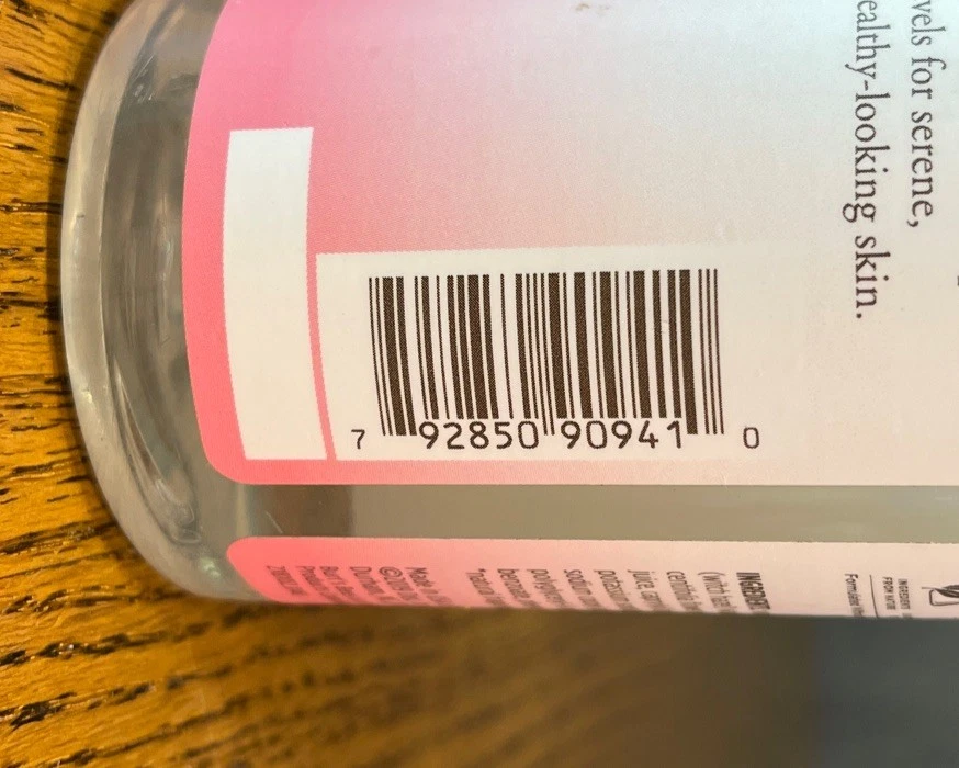 NUEVO Tónico calmante Burt's Bees bruja hamamelis y rosa sin alcohol 12 OZ Foto 4 de 4