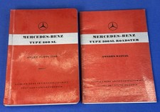 Vtg Original 1957 Mercedes-benz 300sl Roadster Owners Manual Edition A Vii.57.3