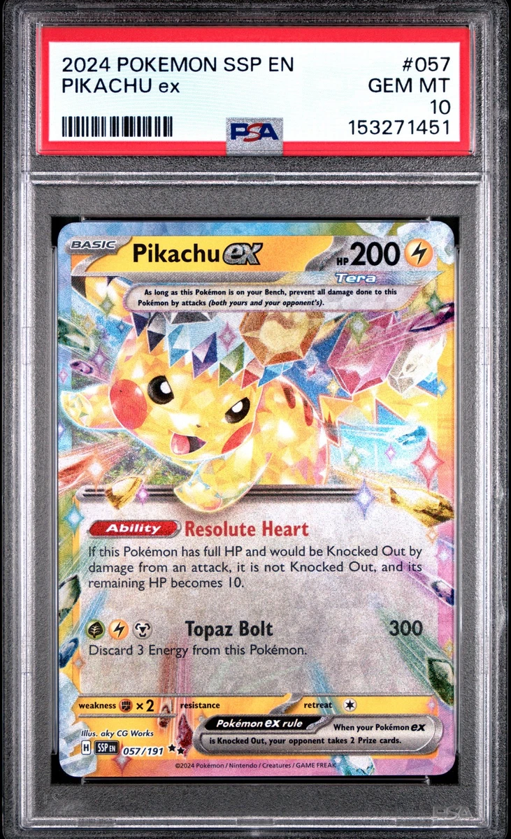 Pikachu Ex Pokémon TCG Cards for sale | eBay