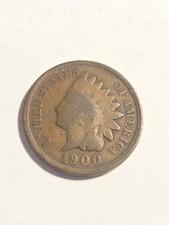 Indian Head Penny 1900 - US Cent Coin - Lot BT928