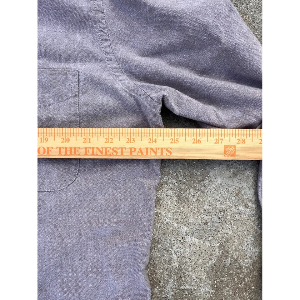 Camisa RedHead Para Hombres XL Manga Larga Abotonada con Cuello Denim De Colección Foto 4 de 4