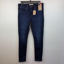 Levi's 311 Shaping Skinny Jeans Womens 28x30 Dark Wash Mid Rise Stretch Denim