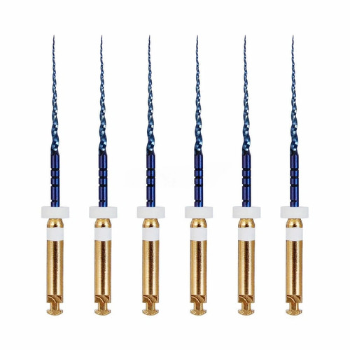 Dentale Endo Rotante File Calore Attivato Conico Oro NITI Uso Motore 21/25mm - Foto 16 di 29