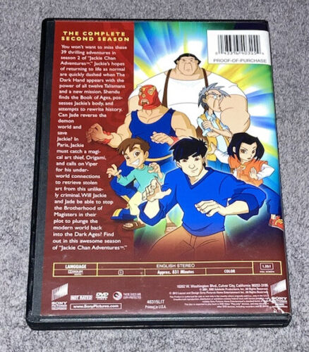 Jackie Chan Adventures DVD Second Season Animated ￼ Clancy Brown Adam  Baldwin￼ | eBay