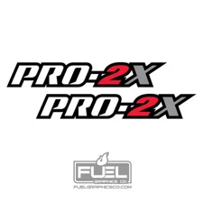 For Nissan Frontier Titan PRO-2X Pickup Premium Vinyl Decal 2-pack - 18" x 2.75"