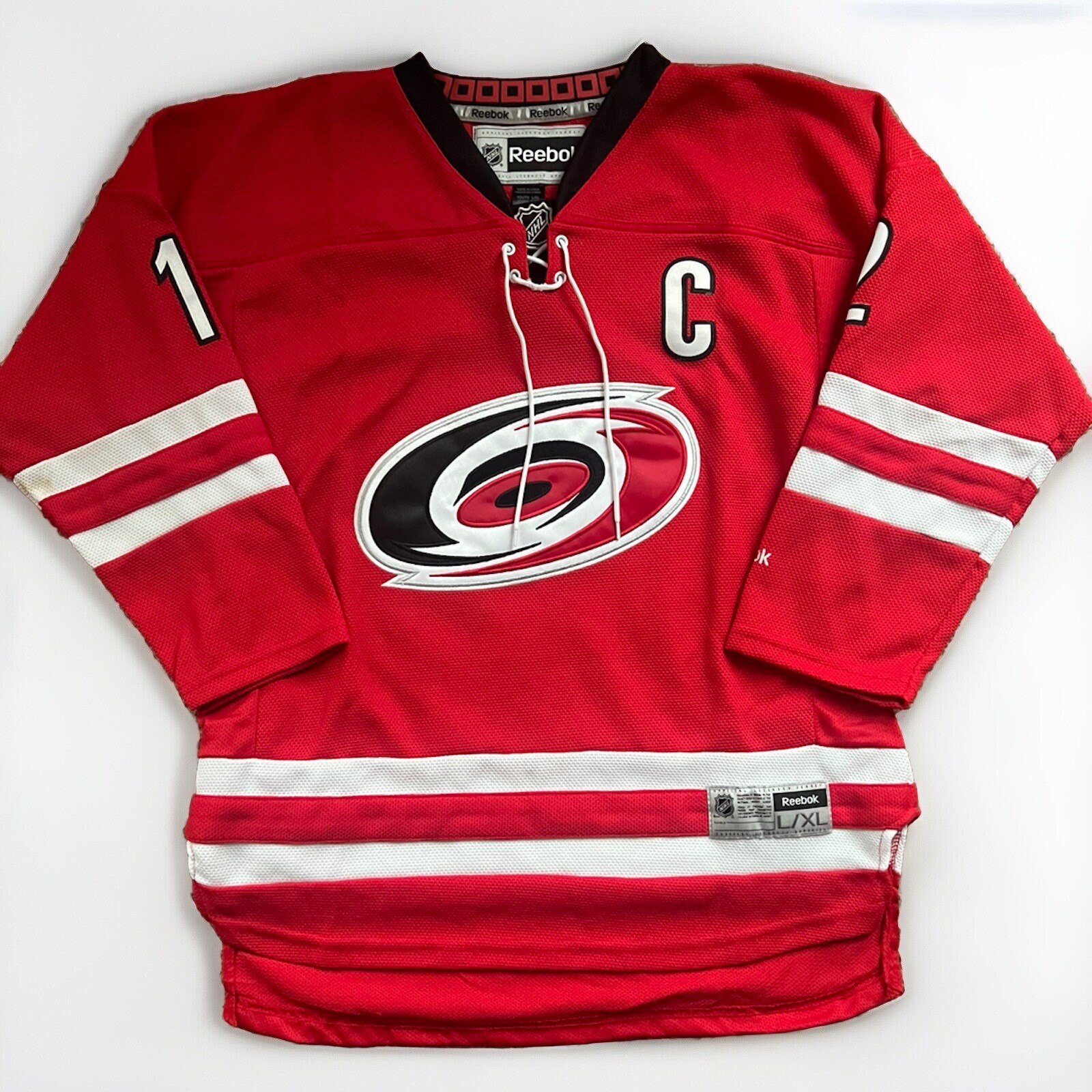 Eric Staal Reebok Carolina Hurricanes Red Home Jersey - Youth Sz L/XL