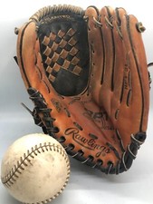 Rawling Leather Glove Mitt RPT21 Edge-U-Catedheel Arch Leather Stitched Softball