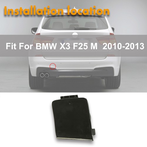 Rear Bumper Hook Tow Eye Cover Cap Left 51128052112 For BMW X3 F25 M