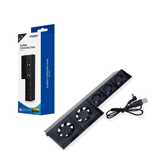 PS4 Cooling Fan for PlayStation 4 Turbo Fan USB External PS4 Cooler 5 Fans - Picture 9 of 9
