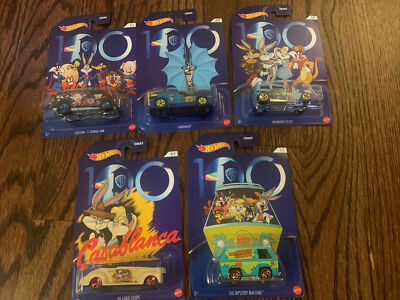 2023 Hot Wheels Warner Brothers WB 100th Anniversary Full Set Of