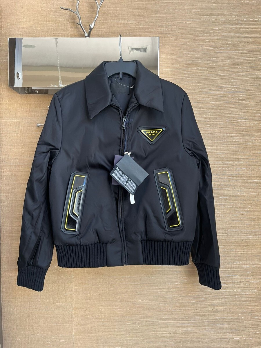 Prada , Heavy Logo Bomber Jacket in Black , BNWT 48 IT | eBay Prada , Heavy Logo Bomber Jacket in Black , BNWT 48 IT | eBay