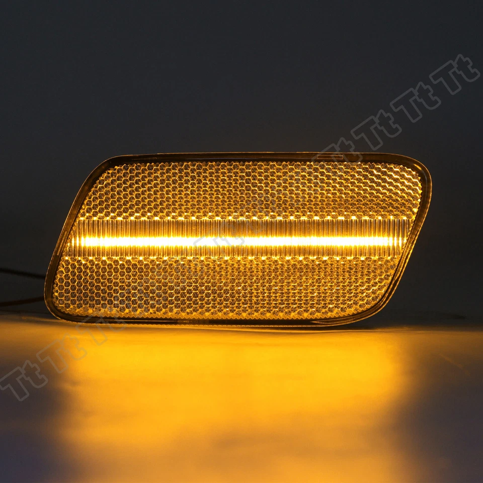 For 1996-2002 Mercedes Benz W210 E-Class LED Bumper Side Marker Light Clear Lens - Image 2 of 4