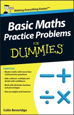  Grundlegende mathematische Übungsprobleme für Dummies von Colin Beveridge NEU Taschenbuch so