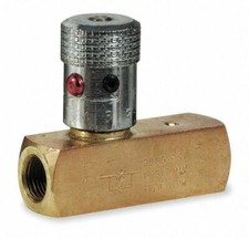 PARKER F600B Flow Control Valve,Brass,3/8-18,8 GPM 1A855