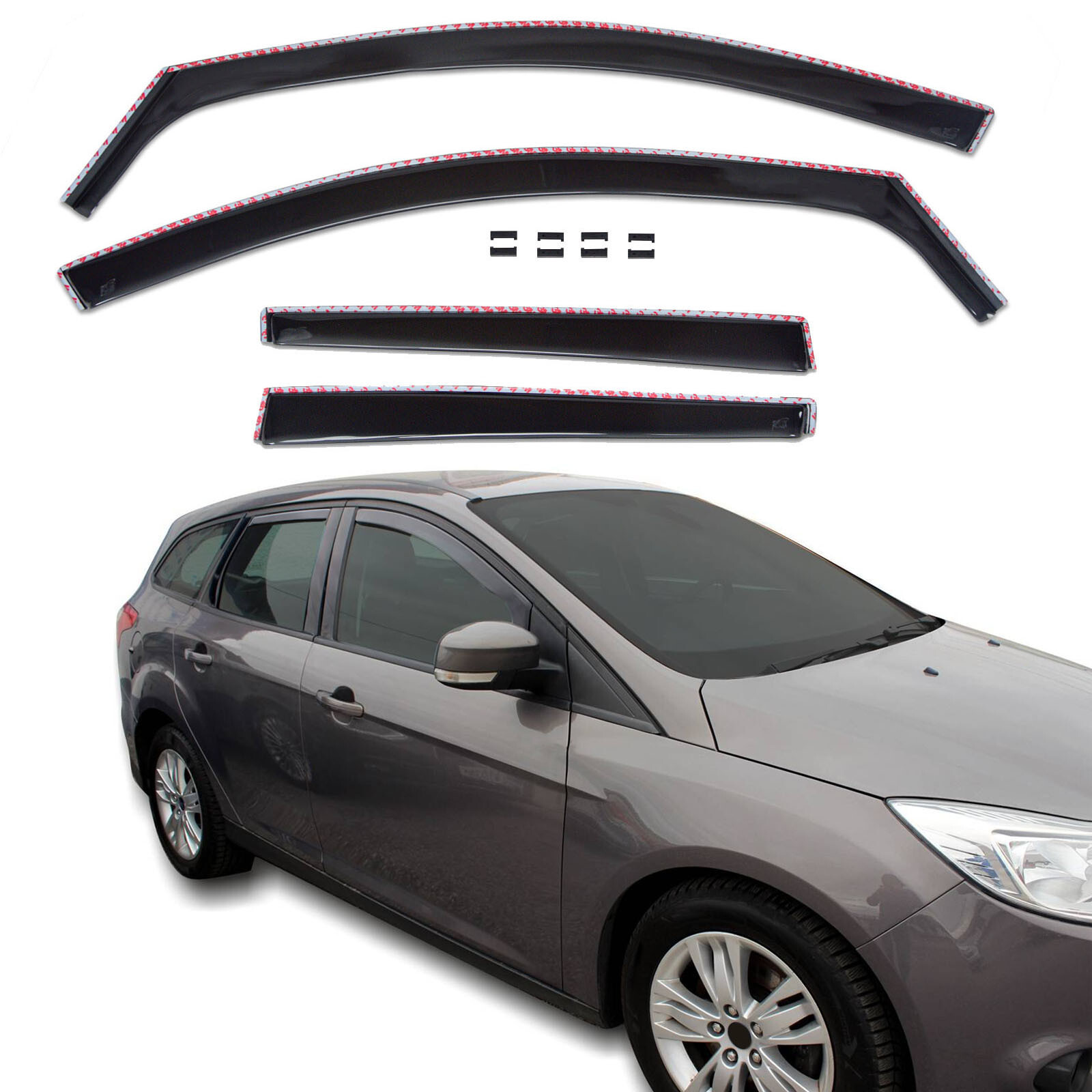 Déflecteurs d'air Ford Focus 3 Break pour rouler sous la pluie sans buée