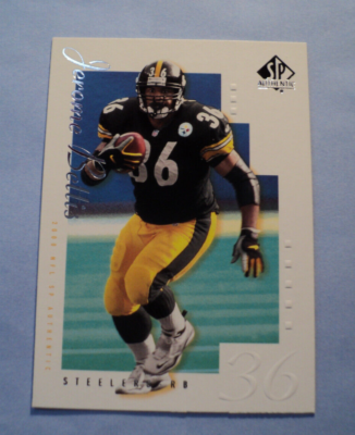 2000 SP Authentic Jerome Bettis #66 HOF Steelers Football Card